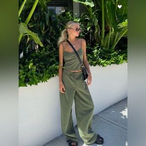 Princess Polly Green Set (Top + Pants)